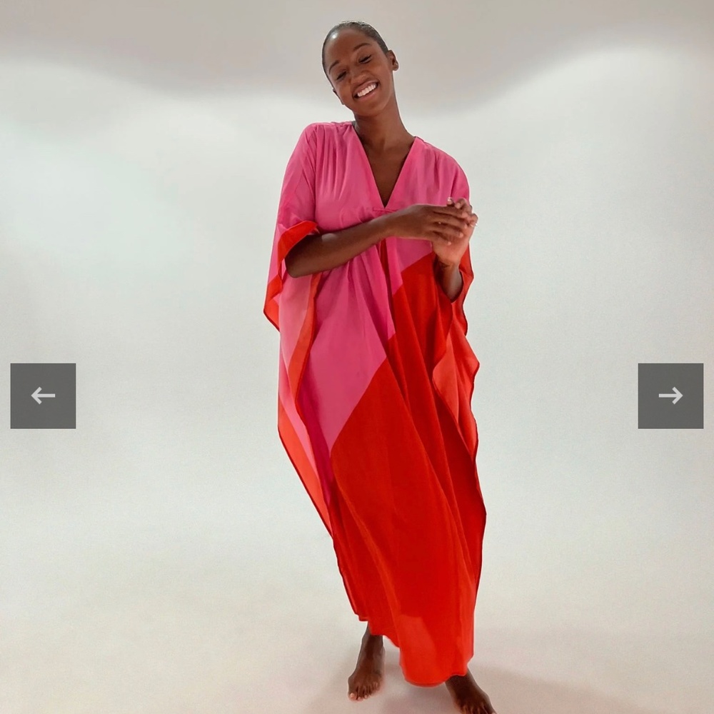 Oushie Silk Caftan Medium